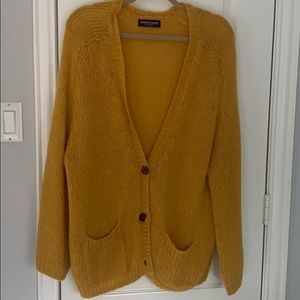 American Apparel - ginger yellow cardigan